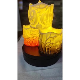 Velas Decorativas Luz Led 11cm X 10 3 Colores