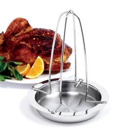 Norpro Deluxe Stainless Steel Vertical Meat Poultry Chicken Turkey Roaster, 266