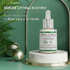 Kits Faciales Crema Oro 24K + Suero | Rejuvenecen, Nutren y Iluminan, Colágeno, Escualenos Vegetales, Micro-Algas, 85% Ingredientes Naturales | Marie d'Argan