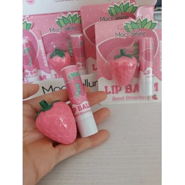 Balsamo Labio Fresa Kawai Mayoreo 5 Set Hidratacion Profunda