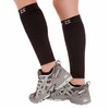 Zensah Compression Leg Sleeves, Black, X-Small/Small