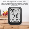 Digital Indoor Thermometer Hygrometer with Weather Display Support ℃/℉ T6M4
