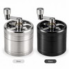 Manual Stainless Steel Spice Grinder for Peppercorns & Rock Salt