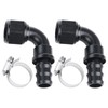 AC PERFORMANCE 2PCS 90 Degree Female -12 AN to 3/4"