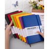 Dynta Hardcover Journal Notebooks, 7Packs A5 Lined Journals Bulk for