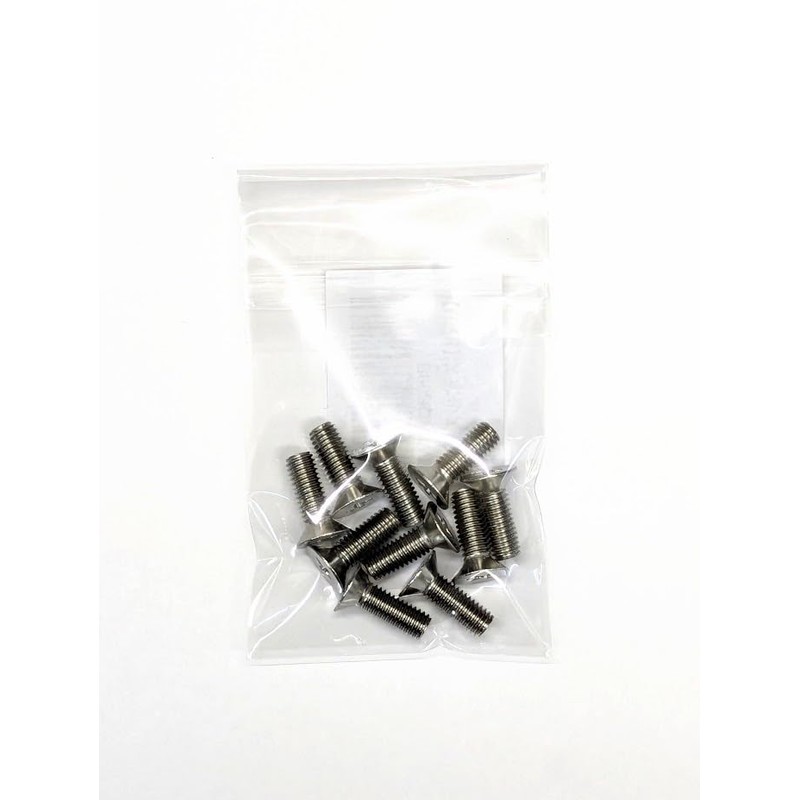 [M5x15] Stainless Steel Countersunk Head Machine Screws (10 pcs)
