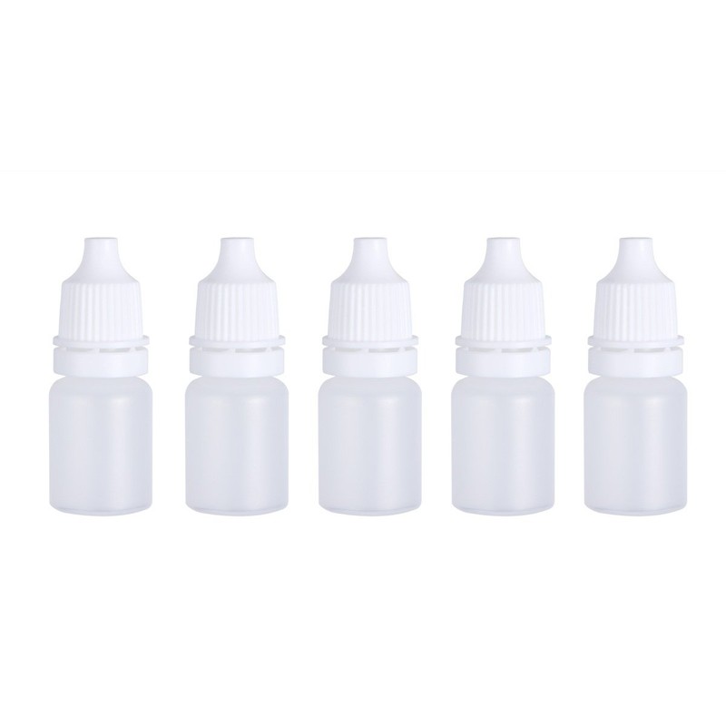Rosenice 5 ml Empty Plastic Bottles Zusammendrückbare, Dropper Bottles 30pcs Fallenlassen