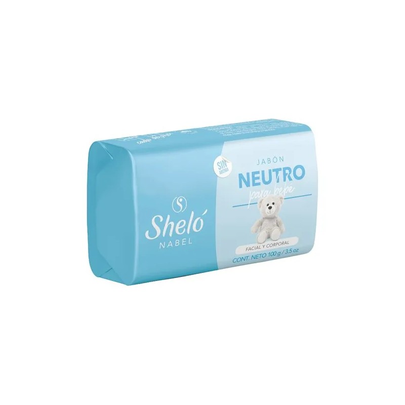 Jabón Neutro Para Bebé Sin Aroma Shelo Nabel 100g