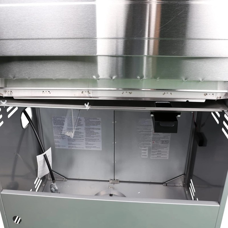 Uniflasy Universal Adjustable Grease Tray For 3 4 5 Burner