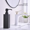 200ml Square Shower Bottle 304 Stainless Steel Shampoo Hand Soap