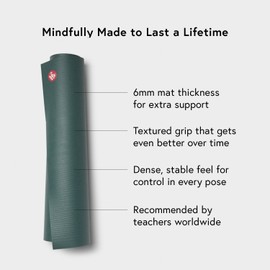 Manduka The Pro Yoga Mat, Black Sage