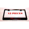 Unbranded 2X Macan Stainless Steel Finished License Plate Frame Holder
