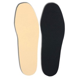 Green-Feet Deo Soft Memory Foam Shoe Inserts for Ladies u Men's can be Cut with OneSteam Insole for 100% Dry Feet, Magic Step Sensation - Insole-n - Black, Black, 45/46 EU