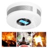 CO Smoke Combination Detector Photoelectric Sensor Sound Light Alarm LCD