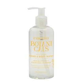 Cuccio Botanicals Hydrating Hand & Body Wash, Eucalyptus & Montana Flower, 8 oz – Soothing and Nourishing Cleanser for Soft, Refreshed Skin