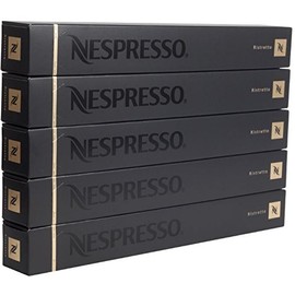 Nespresso Ristretto Coffee 50 Capsules Pods 5 Sleeves Long Expiry