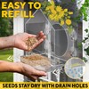 Premium Window Bird Feeder for Outside - Clear Bird House