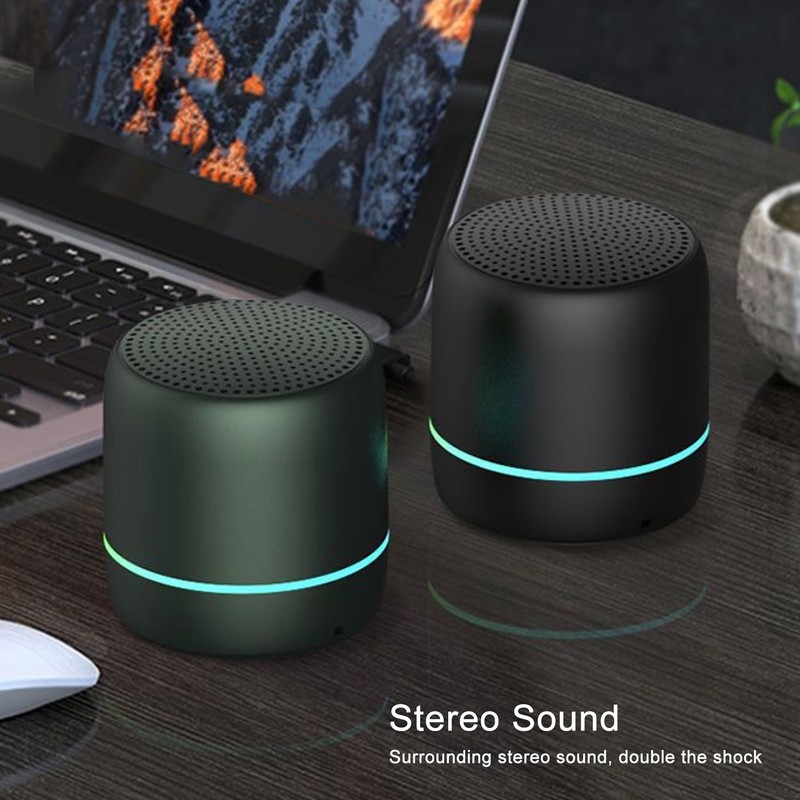Mini Bluetooth Speaker Portable Heavy Bass Silicone HIFI Noise Cancelling