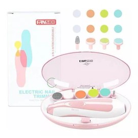 Fansidi Lima De Uñas Electrico Para Bebe Color Rosa Con 8 Lijas