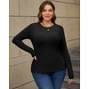 Evervibe 3 Pack Plus Size Thermal Shirts for Women Long