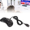 VBESTLIFE 16-Bit-Gamecontroller für Sega, 9-poliger 16-Bit-Handheld, Ergonomisches Klassisches Gamepad mit