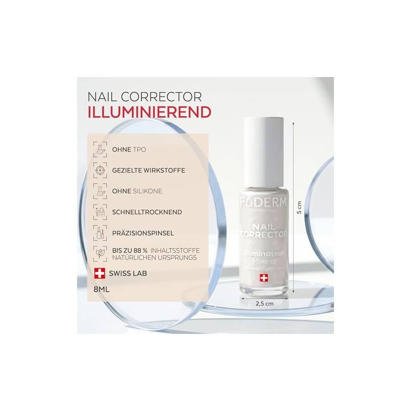 PODERM Nail Care Lacquer Correcting & Perfecting - Illuminating |