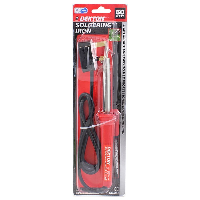 Dekton Soldering Iron | Power: 60 Watt | Lightweight &