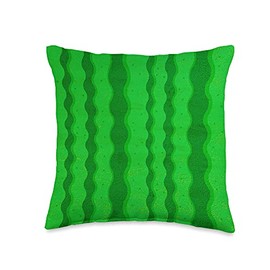 Watermelon All Over Fruit Pattern Melon Pattern Fruity Throw Pillow