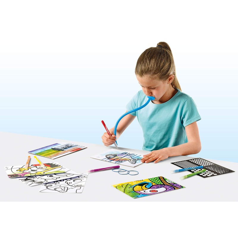 Maped Creativ Blow Art Colouring Felt Tip Pens, Assorted, 22