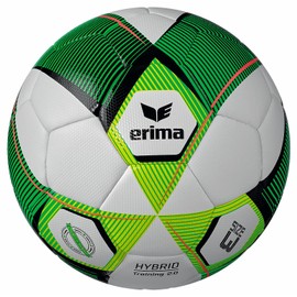 Erima Unisex Youth Hybrid Training 2.0 Football (7192404), Green/Lime, 3