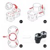 XUKEY Car Seat Cup 2 Holder Drink Beverage Coffee Auto