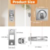 Lipshome Pocket Door Lock, Pocket Door Lock with Key, Pocket