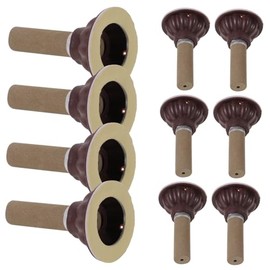 FOMIYES 50 Palitos De Moxa Sin Humo Con Base Moxibustin Porttil Ideal Para Saln De Belleza Accesorios De Tradicional Para Bienestar y Relajacin       