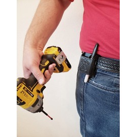 Builder Buddy HD Tool Holster, Tape Measure Holder, Tool Clip, Tool Belt Accessory