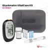 Kit Glucómetro 310 Vitalcare Con 50 Tiras + 100 Lancetas