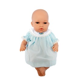 Blue Baby Doll Dress Fits 11-14" Ann Lauren Baby Dolls- Baby Doll Clothes