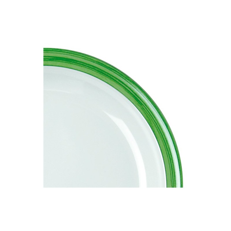 Waca Dessert Plate 195 mm Melamine Bistro green