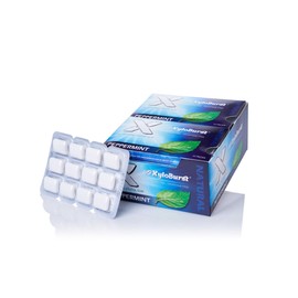 XyloBurst Gum | Xylitol Chewing Gum | Sugar Free, Gluten Free, Keto Friendly | Aspartame Free Gum For Oral Health | Peppermint | 12 Pieces, Pack of 12