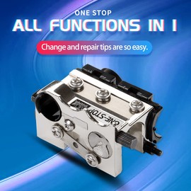 CRICAL ONE Stop Billiard Tip Tool Pool Tip Repair Shaper Tip Multifunctional in 1 for 9.3-14mm Pool Cue Tip Billiard Accessories