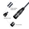 Devinal Right Angle XLR Cable, Adjustable-Angle Female XLR to Straight