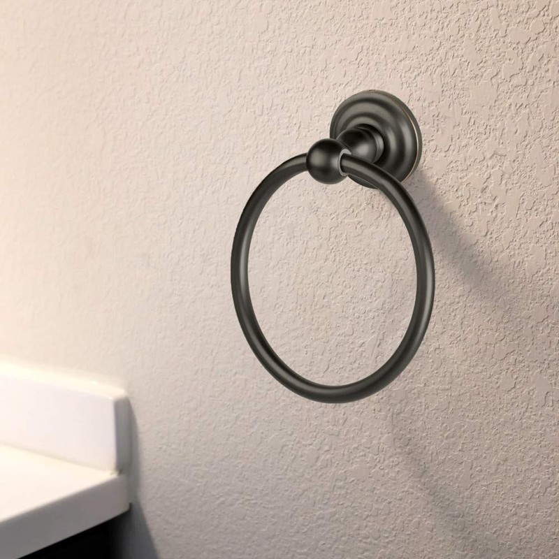 Design House 538421 Calisto Towel Ring, Oil Rubbed Bronze, One