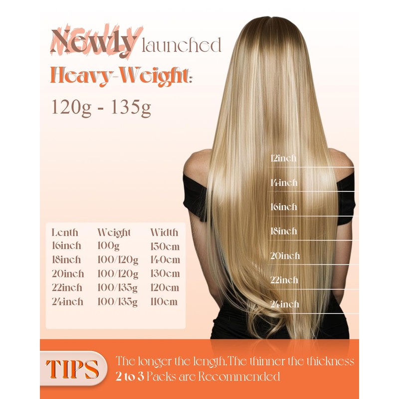 Sunny Copper Weft Hair Extensions Sew in Extensions Human Hair