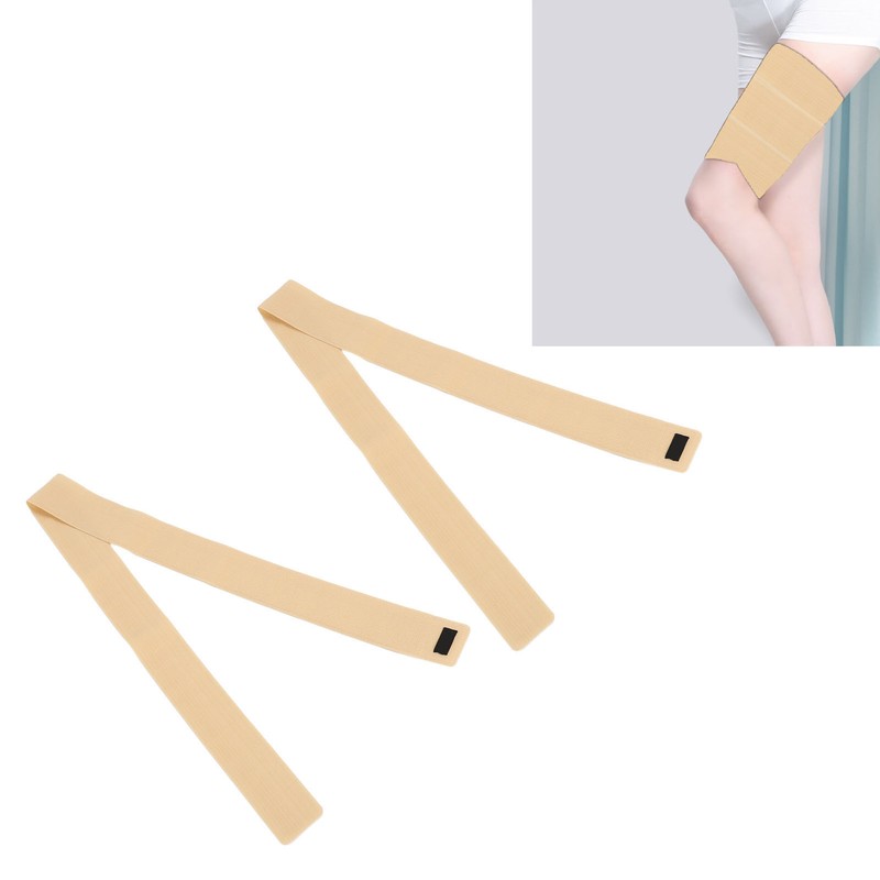 Thigh Trimmer Light Yellow 7cm Wide Elasticity Comfortable Thigh Root