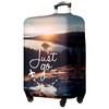 Ferocity Suitcase Cover 18-22 inches, Travel Trolley Cover, Elastic, Washable,