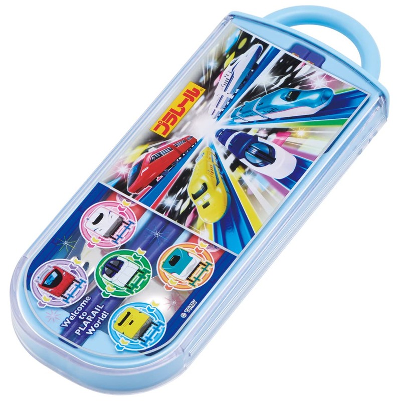 Skater TACC2AG-A Trio Set, Plarail 23 Chopsticks Spoon, Fork, Antibacterial,