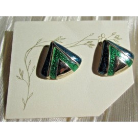 Lot Of 3 Pairs Of Pierced Earrings French Hook Post Dangle Homemade Fashionable