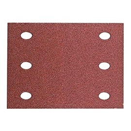 HIKOKI 753047 - Papel de Lija para Lijadoras Orbitales 114 x 104 mm Grano 180 with Velcro (Envase 10 ud.)