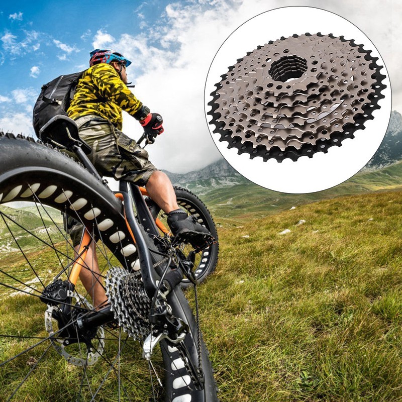 Road Bike Freewheel Cassette Sprocket 9 Speed 11-40T Bicycle Replacement
