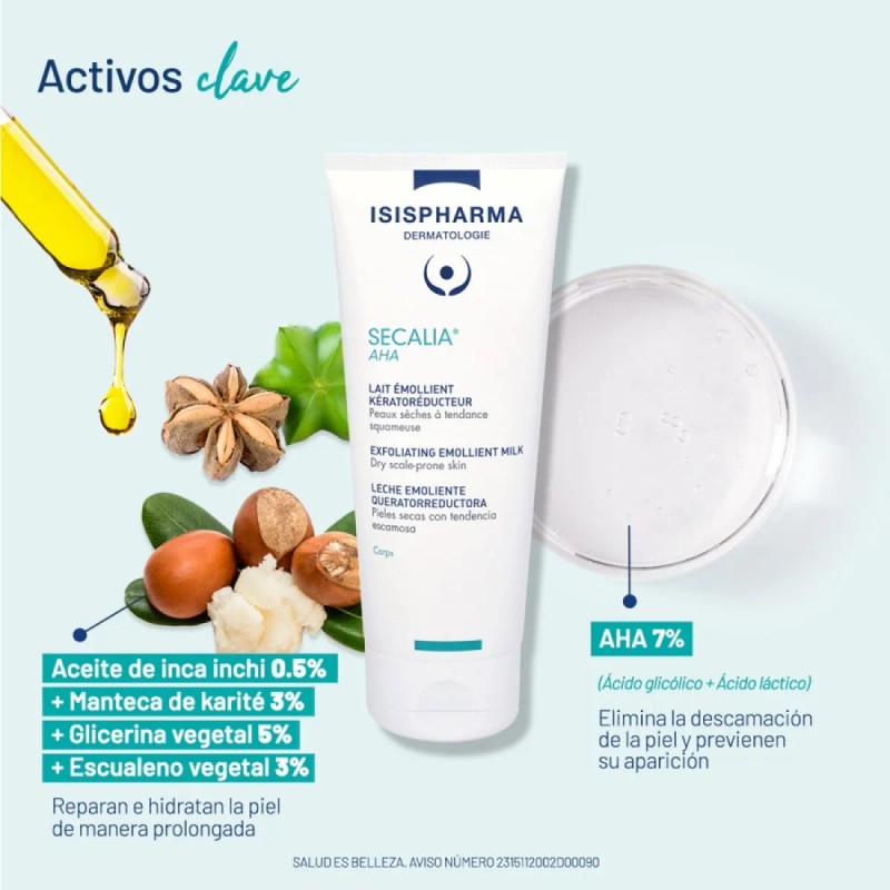 Isispharma Secalia Aha Crema Emoliente Corporal 200ml B