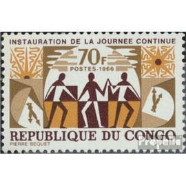 Kongo (Brazzaville) 91 (complete.issue.) unmounted mint/never hinged ** MNH 1966 Introduction durchgehender Arbeitszei (Stamps for collectors)